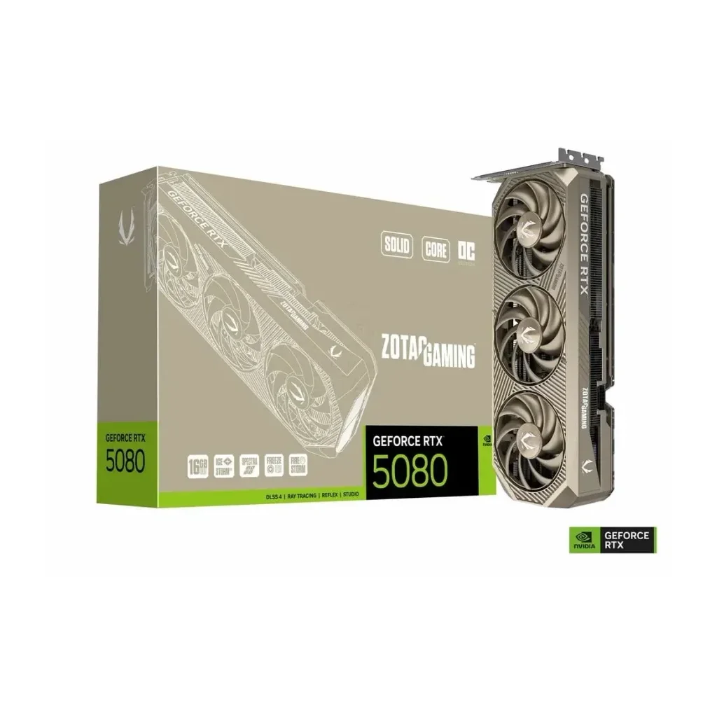 ZOTAC GAMING GeForce RTX 5080 SOLID CORE OC 20th Anniversary Edition