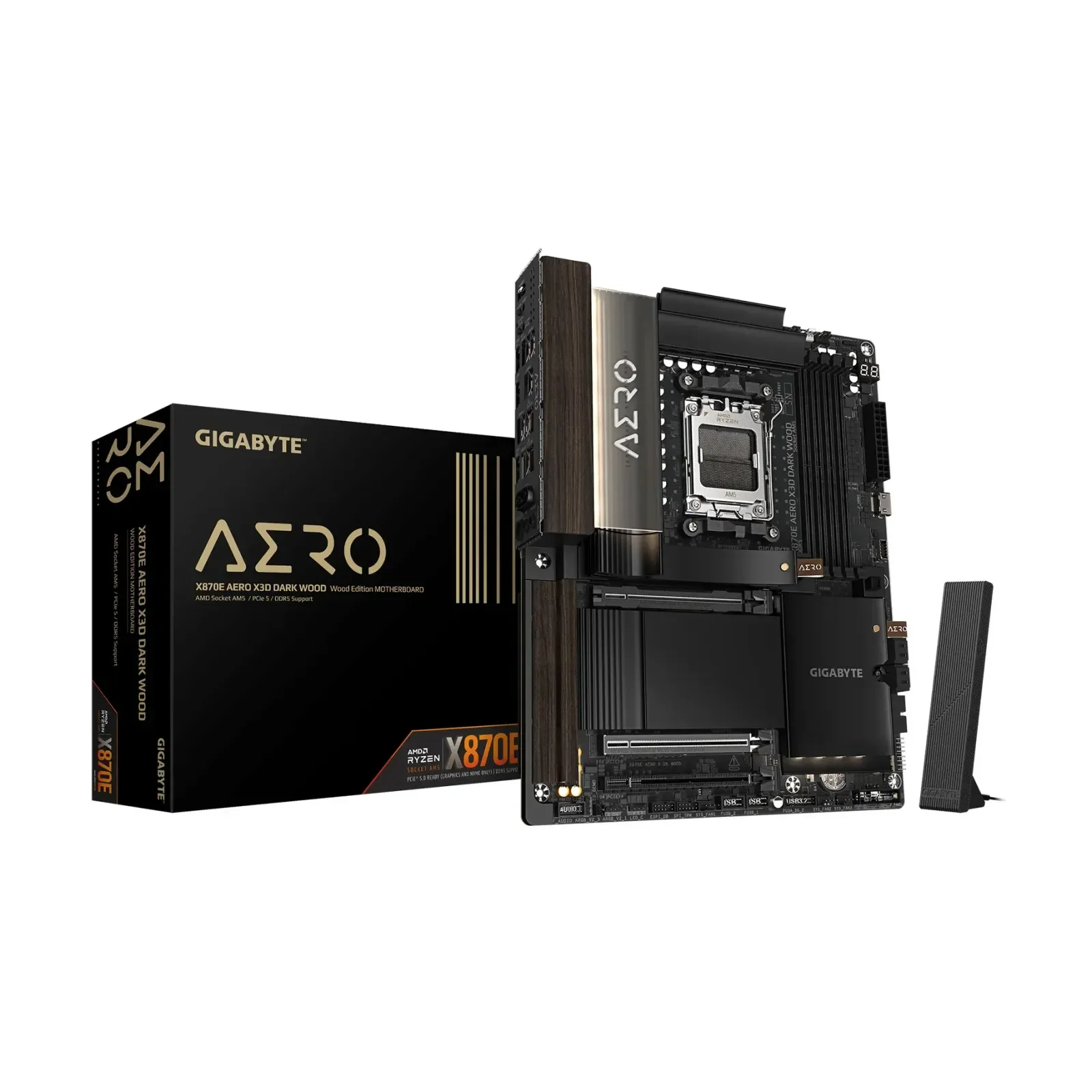 GIGABYTE X870E AERO X3D DARK WOOD
